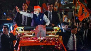 PM modi road show
