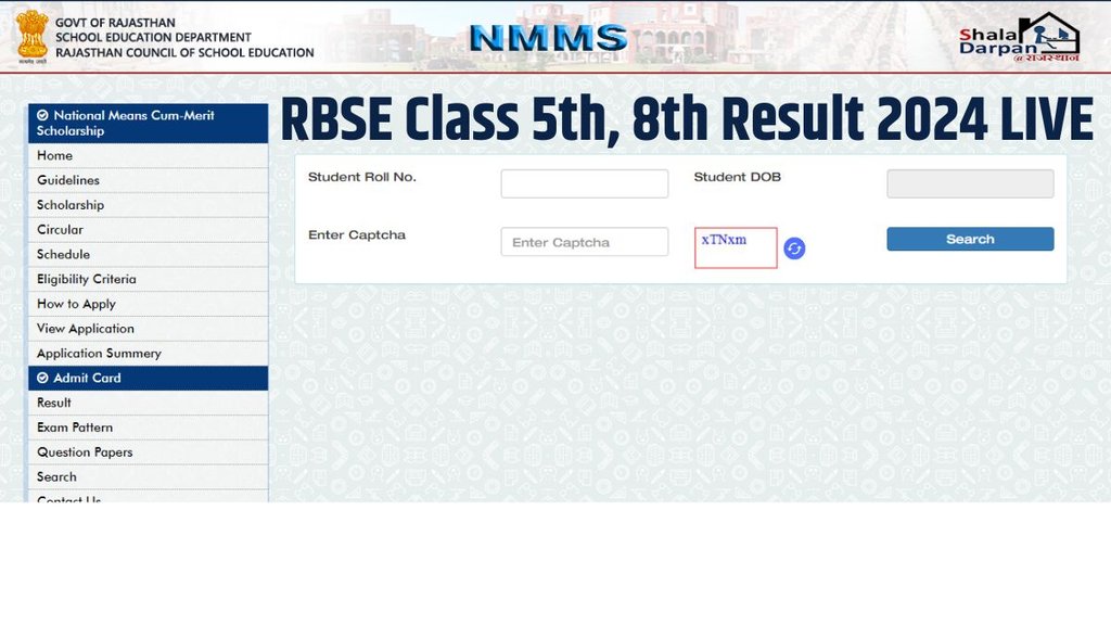rbse result 2024, rbse 5th result 2024, rbse 8th result 2024, rbse 5th result 2024 date,Raj Shala Darpan, Raj Shala Darpan result, rbse 8th result 2024 date