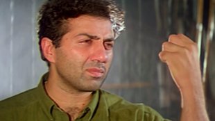 Sunny deol Cracked Car glass
