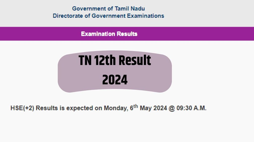 TN 12th Result, Tamil Nadu 12th Result, TN 12th Result 2024