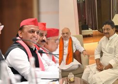 Narad Rai and Akhilesh Yadav
