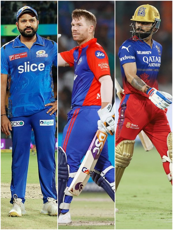 Virat Kohli, Rohit Sharma, David Warner, 1000 Plus Runs Against Most Team In IPL