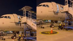 ग्राउंड स्टाफ की एक गलती और प्लेन से नीचे गिरा… रोंगटे खड़े कर देगा ये VIRAL VIDEO