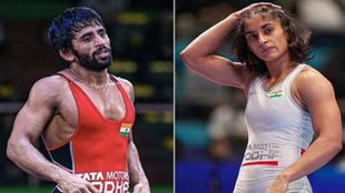 Bajrang Punia,Brij Bhushan Sharan Singh,Vinesh Phogat, Olympics 2024