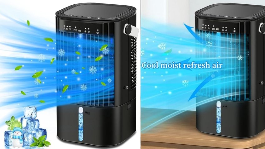 portable AC cooler fan