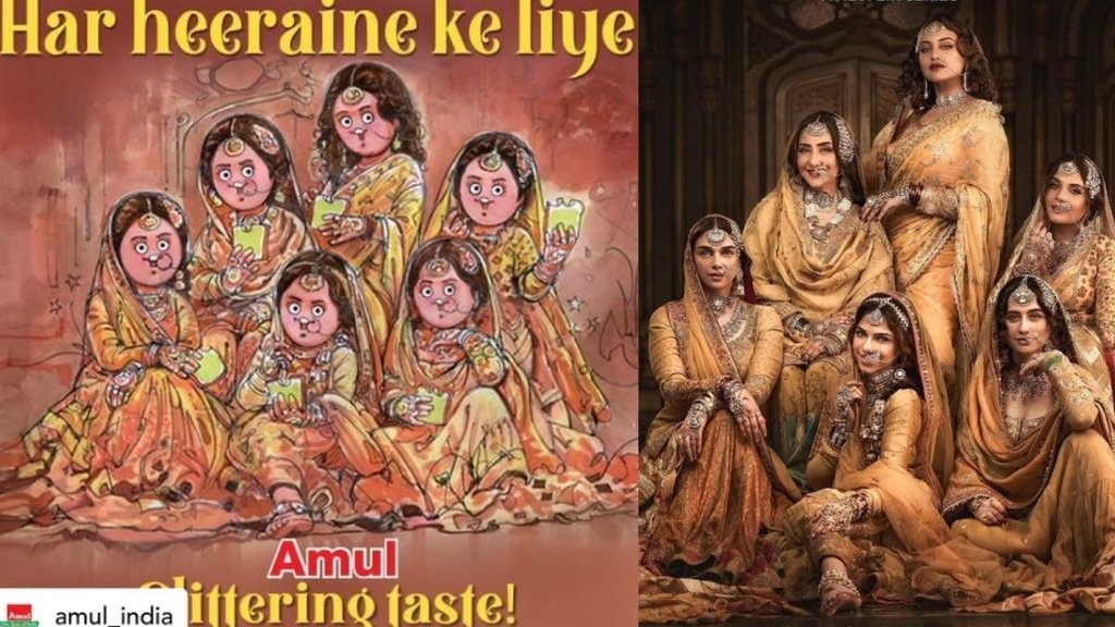 Heeramandi, Amul india new Ad