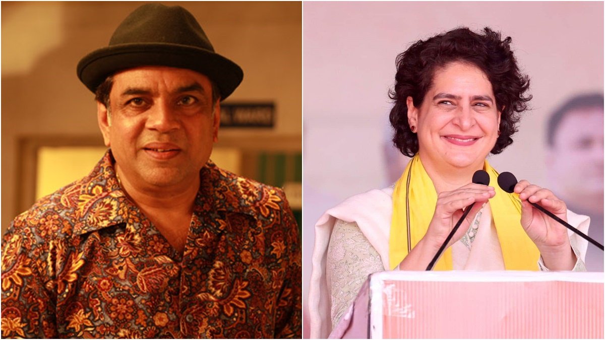 paresh rawal, priyanka gandhi
