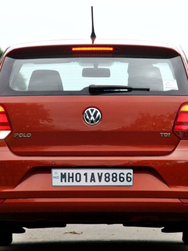 red colour number plate