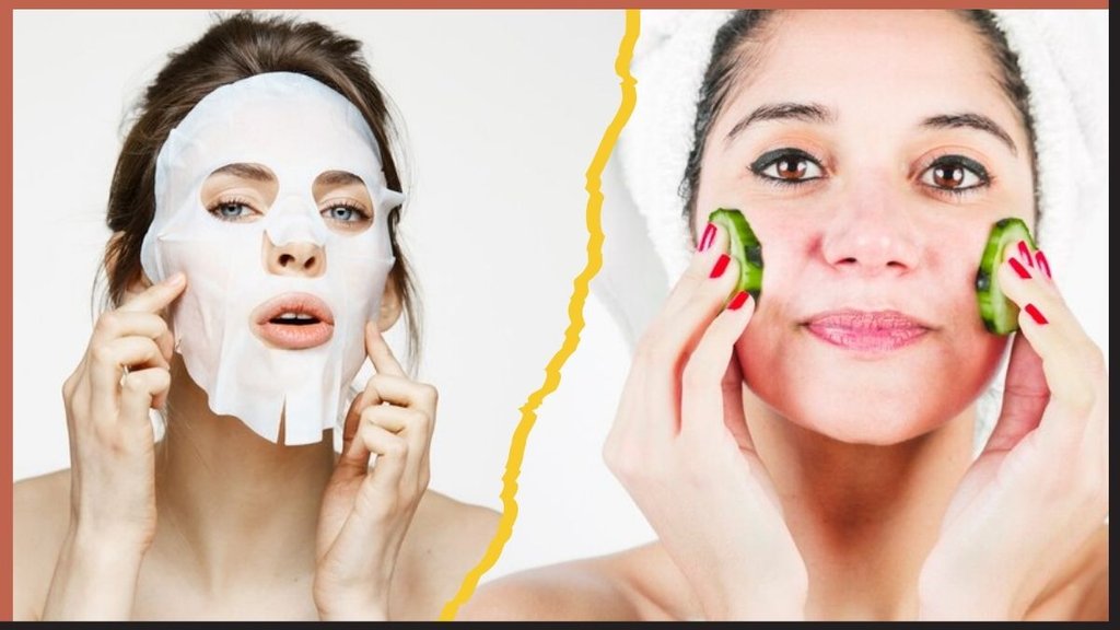 Summer Skin Care । Cucumber For Skin । Rice paper mask for skin