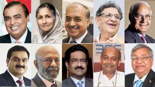 Top 10 richest person, Richest people of india, Forbes richest indian list