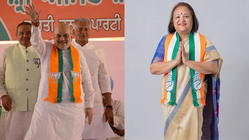 बीजेपी की ओर से केंद्रीय गृह मंत्री अमित शाह चुनावी मैदान में हैं तो वहीं कांग्रेस ने सोनल पटेल को उनके सामने उतारा है। हालांकि, सोनल पटेल के आगे अमिता शाह काफी मजबूत नजर आ रहे हैं। ऐसे में आइए जानते हैं दोनों में कौन ज्यादा अमीर है। (Indian Express/Sonal Patel Datta/FB)