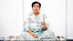 Atishi, Delhi Water Minister Atishi hunger strike