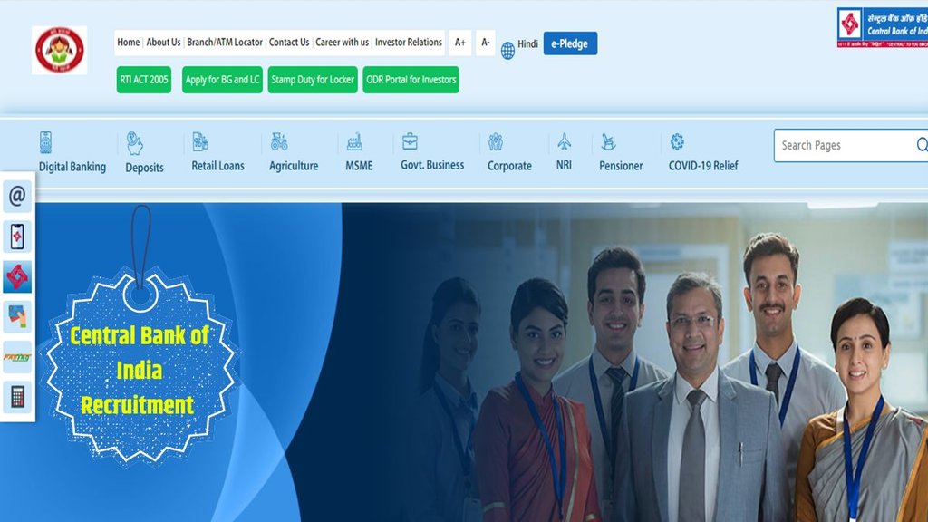 CBI Jobs, Central Bank Of India Jobs,