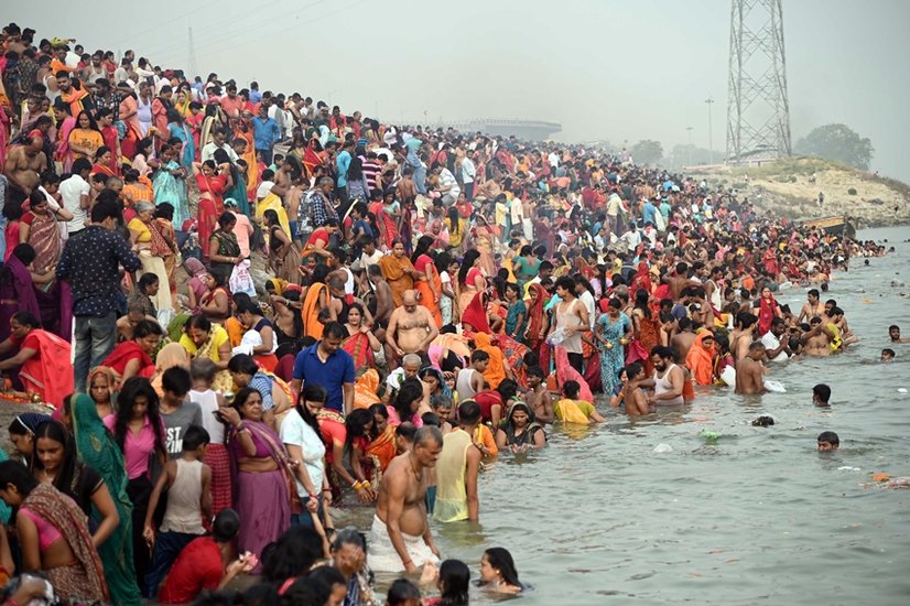 Holy bath on Ganga Dussehra