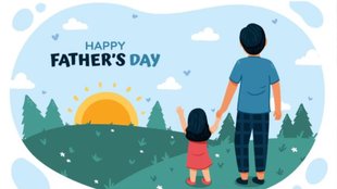 Father's Day sticker, happy Father's Day whatsapp sticker