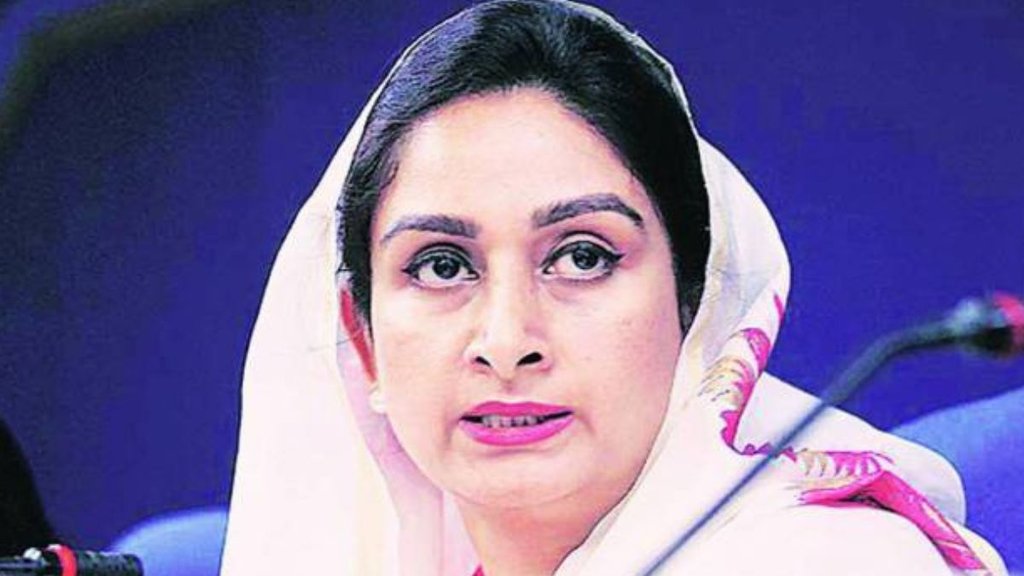 Shiromani Akali Dal MP Harsimrat Kaur Badal: शिरोमणि अकाली दल सांसद हरसिमत कौर बादल। (एक्सप्रेस फाइल)