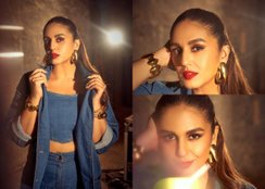 Huma Qureshi Denim Look