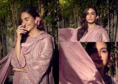Huma Qureshi looking beautiful in Traditional look