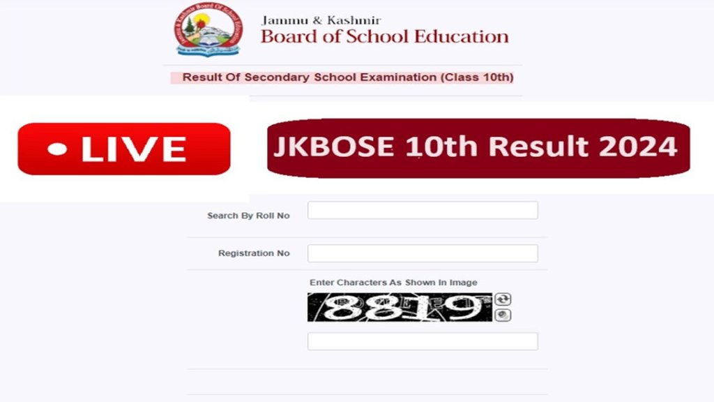 JKBOSE 10th Result 2024, Jammu Kashmir board 10th result,