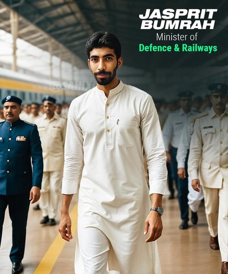 Jasprit Bumrah Minister of Defence And Railways