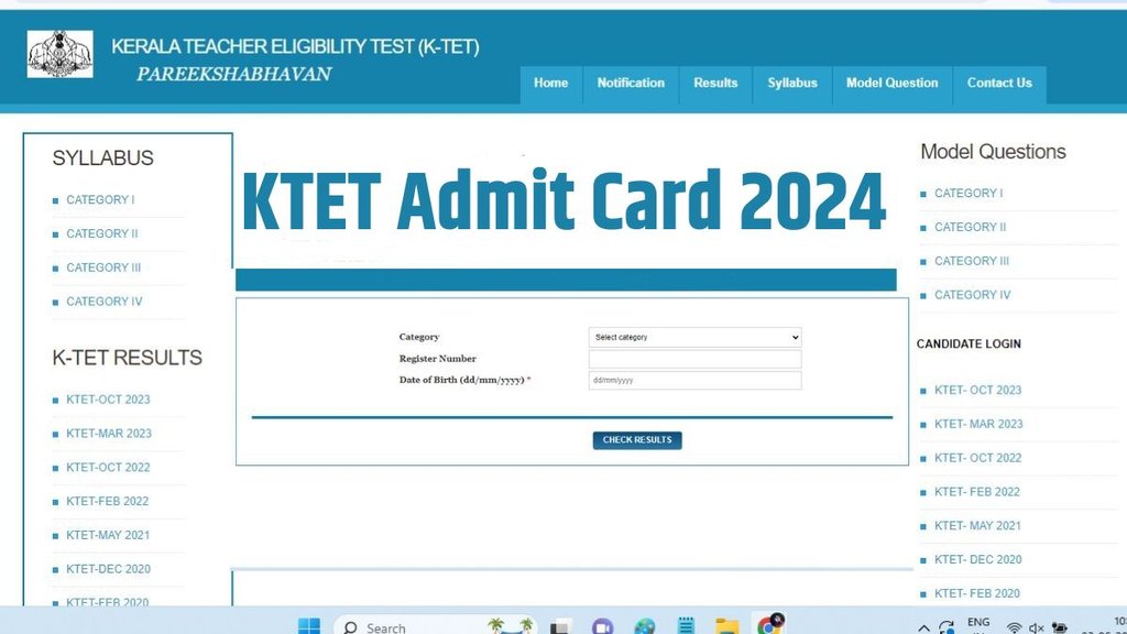 ktet admit card,kerala pareeksha bhavan,Kerala Teacher Eligibility Test,KTET examination,admit cards,ktet.kerala.gov.in
