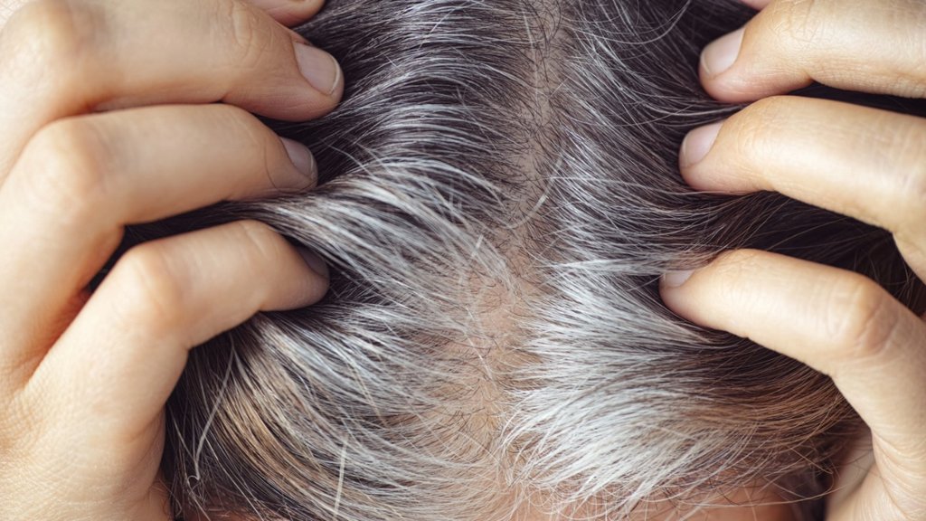 Yoga for grey hair