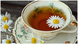calming chamomile tea