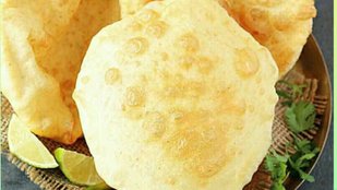 instant bhatura at home like halwai