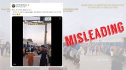 Fact Check: ट्रेन को आग से बचाने के लिए यात्रियों द्वारा धक्का दिए जाने का वीडियो भ्रामक दावे के साथ वायरल