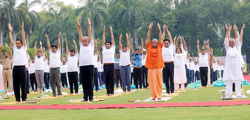 Yoga Day Rashtrapati Bhavan