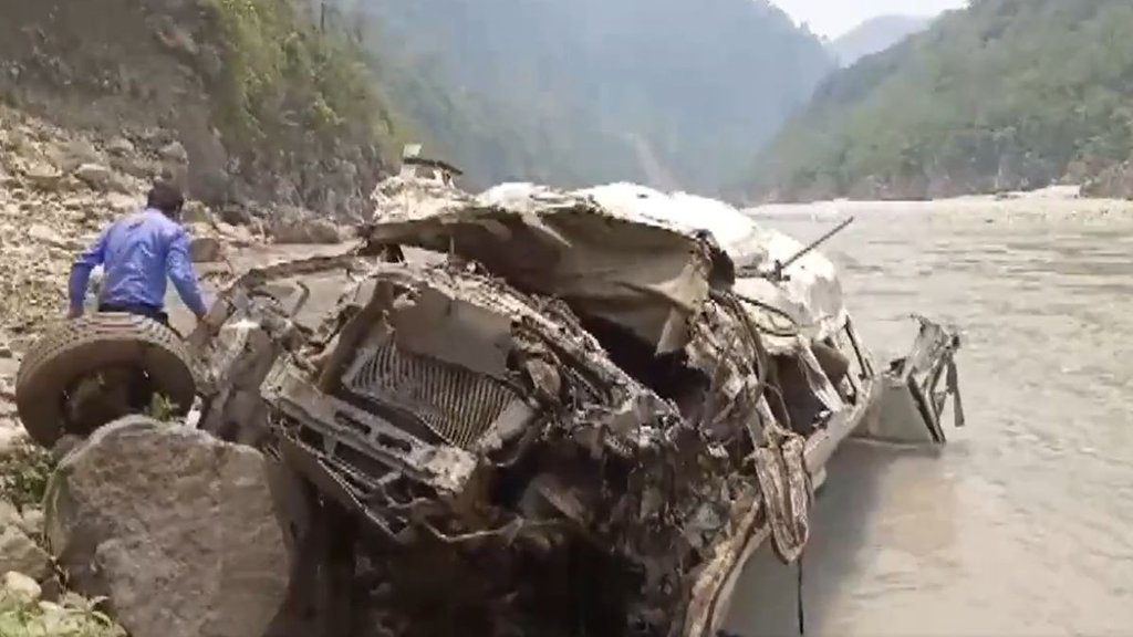 Rudraprayag Accident, Badrinath Highway, accident in badrinath