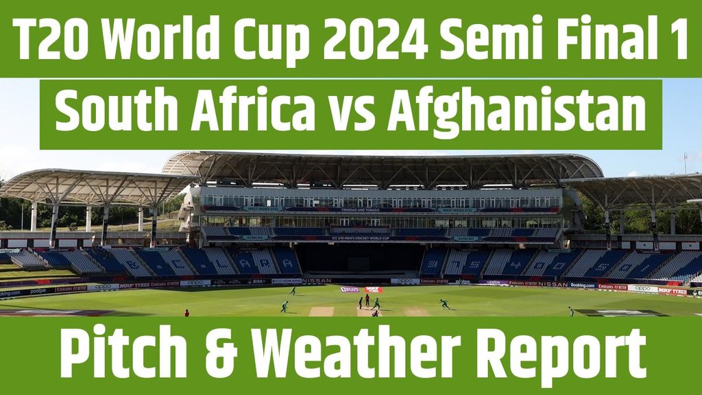 SA vs AFG T20 World Cup 2024 Pitch Report, Weather Report: साउथ अफ्रीका बनाम अफगानिस्तान टी20 विश्व कप 2024 पिच रिपोर्ट, मौसम की भविष्यवाणी। 