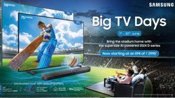 Samsung Big TV Days सेल में बहुत बड़ा ऑफर! शॉपिंग करने पर 90,000 रुपये तक का फ्री गिफ्ट, जानें क्या है जबरदस्त डील