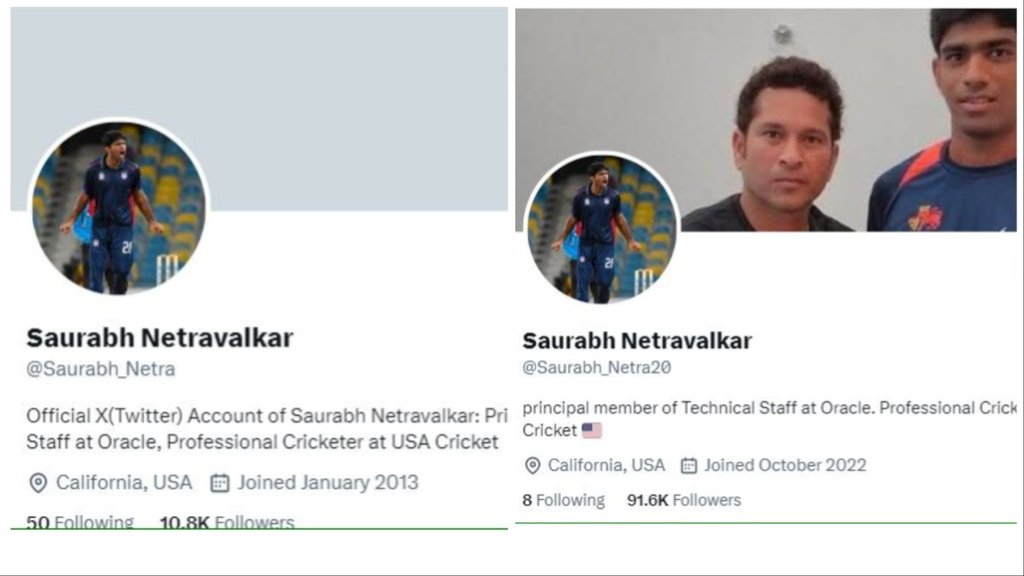 T20 World Cup 2024,Saurabh Netravalkar X account, Saurabh Netravalkar Twitter