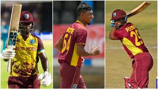 Nicholas Pooran, Chris Gayle, Sherfane Rutherford, Gudakesh Motie, West Indies Vs New Zealand, T20 World Cup 2024
