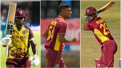 T20 World Cup: शेरफेन रदरफोर्ड और गुडाकेश मोती ने रचा इतिहास, निकोलस पूरन ने क्रिस गेल को पीछे छोड़ा; वेस्टइंडीज बनाम न्यूजीलैंड मैच में ये रिकॉर्ड भी बने