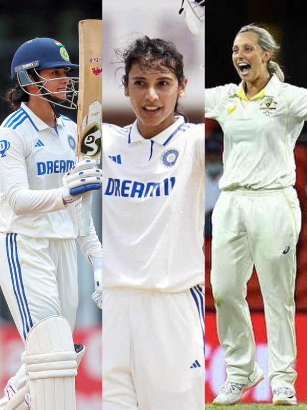smriti mandhana, test cricket record, most sixes in women test