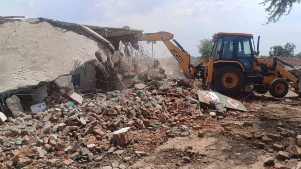 MP houses demolished, Madhya Pradesh houses demolished, MP beef