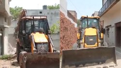 अतीक अहमद के भाई अशरफ की फरार पत्नी जैनब फातिमा के घर पर चला बुलडोजर, सामने आया VIDEO