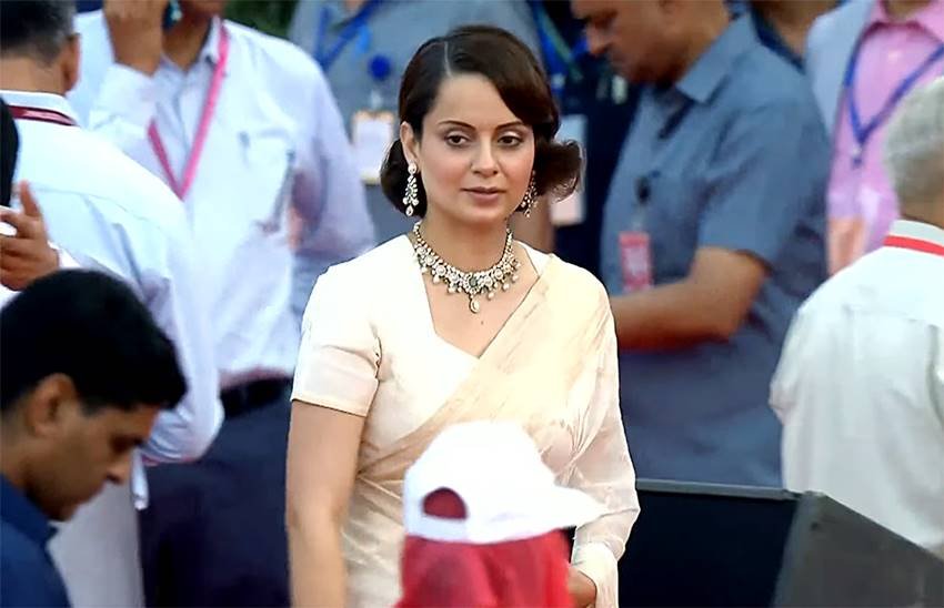 Kangana Ranaut in PM Modi’s oath ceremony