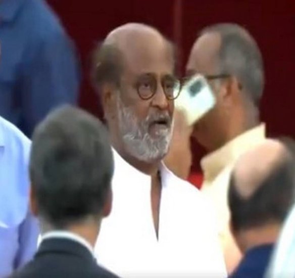 Rajinikanth in PM Modi’s oath ceremony