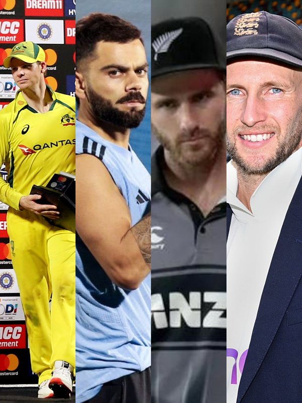 fab 4 in cricket, joe root, virat kohli, steve smith, kane williamson