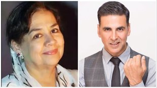 Farida jalal| akshay kumar