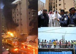 How many Indians live in Kuwait and what work they
