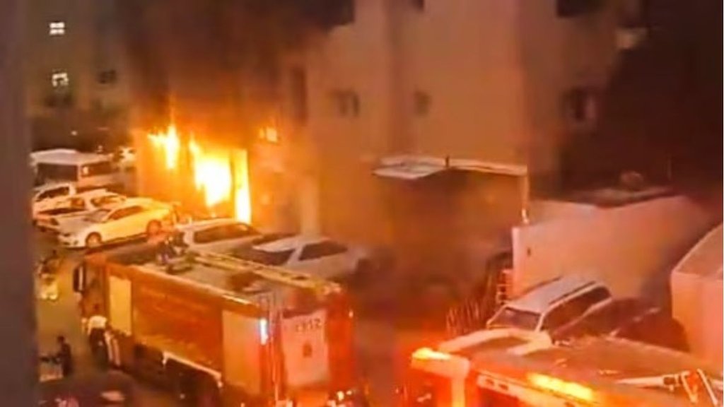 kuwait fire, fire in kuwait