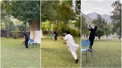 4 गेंद में 3 बार बोल्ड हुआ 21000+ रन और 38 शतक बनाने वाला पाकिस्तानी बल्लेबाज, लोग बोले- ये भी बाबर आजम की गलती है; देखें VIDEO