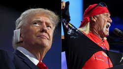 WWE हॉल ऑफ फेमर हल्क होगन ने डोनाल्ड ट्रंप को बताया अपना हीरो; कान पर सफेद पट्टी बांध निकले समर्थक