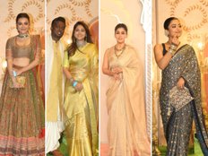 Anand-Radhika Wedding Aashirvaad Ceremony South Celebs Photos