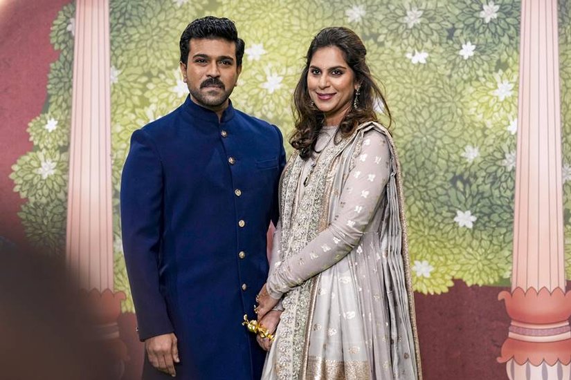 Ram Charan in Anant-Radhika Shubh Ashirwad Ceremony