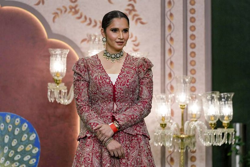 Sania Mirza in Shubh Ashirwad Ceremony